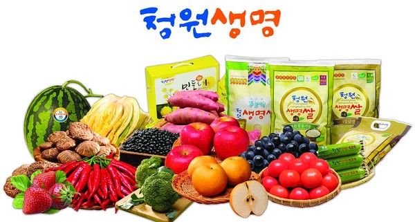 ▲ 충북 청주시 청원생명공동브랜드 제품들.ⓒ청주시