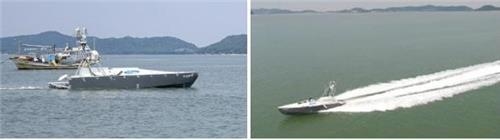 ▲ 무인선 아라곤Ⅱ호.ⓒ해수부