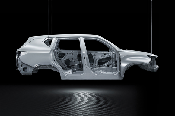 ▲ 쌍용차 G4 렉스턴 차체ⓒ쌍용자동차