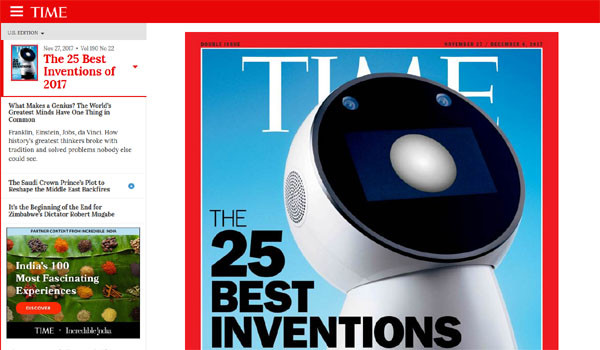 ▲ 지난 26일 美미디어 그룹 '메리디스'에 인수된 시사주간지 '타임'의 홈페이지. ⓒ美타임 홈페이지 캡쳐.