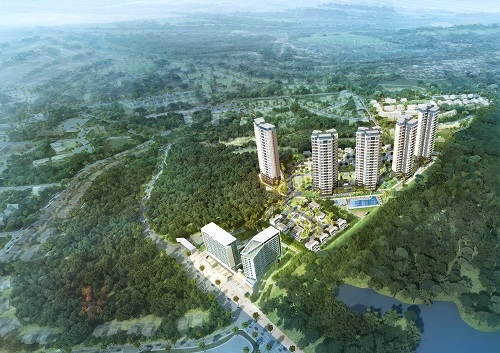 ▲ 더샵 클락힐즈 조감도. ⓒ포스코건설