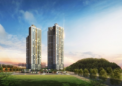 ▲ 동탄2신도시 4차 동원로얄듀크 포레 투시도. ⓒ동원개발