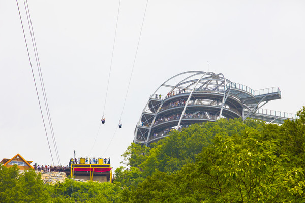 ▲ 수양개 권역 만천하스카이워크.ⓒ단양군