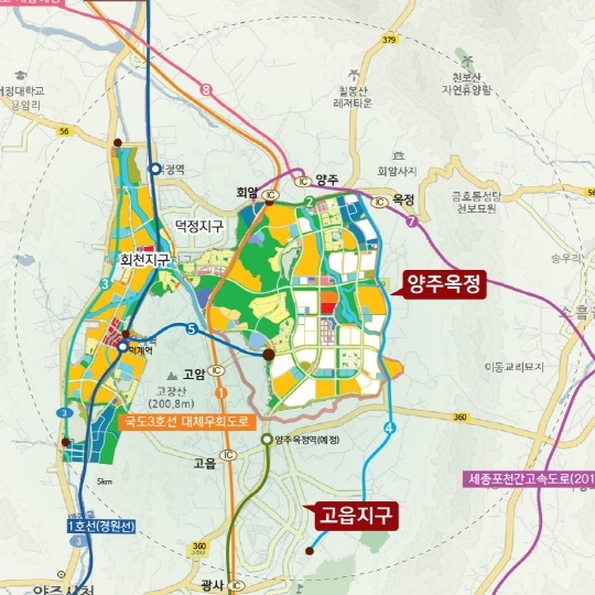 ▲ 양주옥정지구 위치도. ⓒ한국토지주택공사