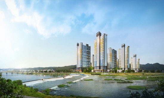 ▲ 안동 코오롱하늘채 투시도. ⓒ 코오롱글로벌