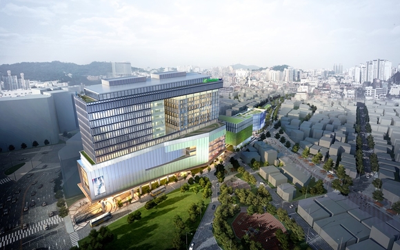 ▲ 제주항공은 현재 건설 중인 호텔 브랜드가 '홀리데이 인 익스프레스'로 결정됐다고 30일 밝혔다.ⓒ제주항공