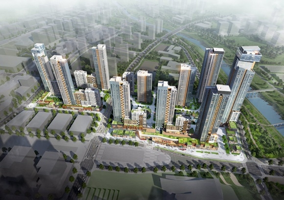 ▲ '세종 리더스포레' 주경 조감도. ⓒ한화건설 컨소시엄