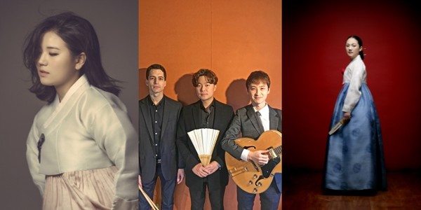 ▲ 왼쪽부터 김희재, 카운드업X바질 쁘비옹, 서정민.