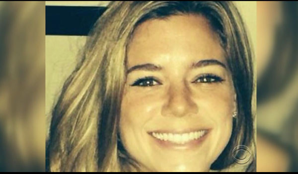 해변가를 산책하던 중 멕시코 출신 불법체류자가 쏜 총에 맞아 숨진 '케이트 스테인리'. 살인 용의자는 무죄를 선고받았다. ⓒ美CBS 관련보도 화면캡쳐.