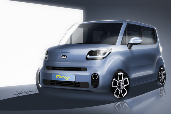 ▲ 기아차 '레이' 상품성 개선모델 렌더링ⓒ기아자동차