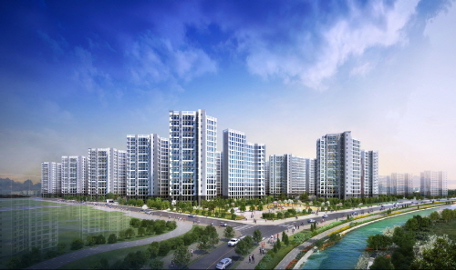 ▲ 캐슬앤파밀리에 시티 주경투시도. ⓒ 롯데건설