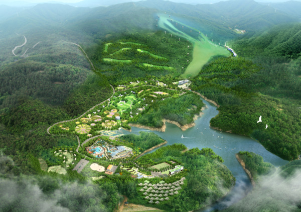 ▲ 에듀팜 관광단지 조감도.ⓒ증평군