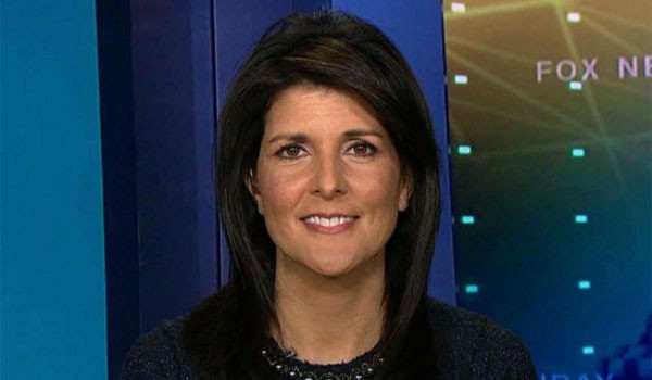 ▲ 니키 헤일리 유엔주재 美대사는 지난 10일(현지시간) 美폭스뉴스 선데이에 출연해 "2018 평창 동계올림픽에 美선수단 전원이 참가할 것"이라고 밝혔다. ⓒ美폭스뉴스 선데이 관련보도 화면캡쳐.