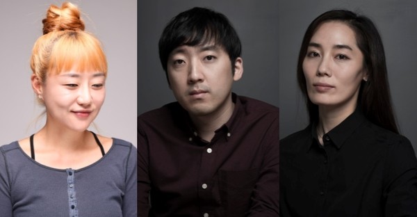 ▲ 왼쪽부터 김수정, 윤성호, 이승희ⓒ두산아트센터