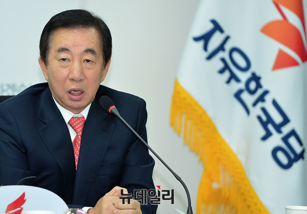▲ 자유한국당 김성태 신임 원내대표. ⓒ뉴데일리 공준표 기자