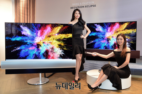 ▲ 뱅앤올룹슨이 13일 OLED TV 베오비전 이클립스를 국내에 출시했다. ⓒ뉴데일리 공준표 기자