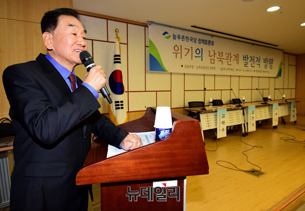 ▲ 늘푸른한국당 이재오 대표. ⓒ뉴데일리 정상윤 기자