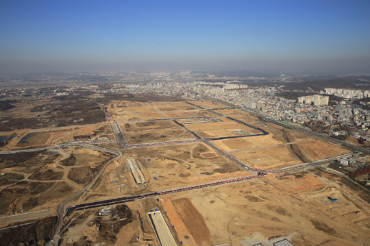 ▲ 경기 평택시 고덕국제신도시 전경. ⓒ동양건설산업