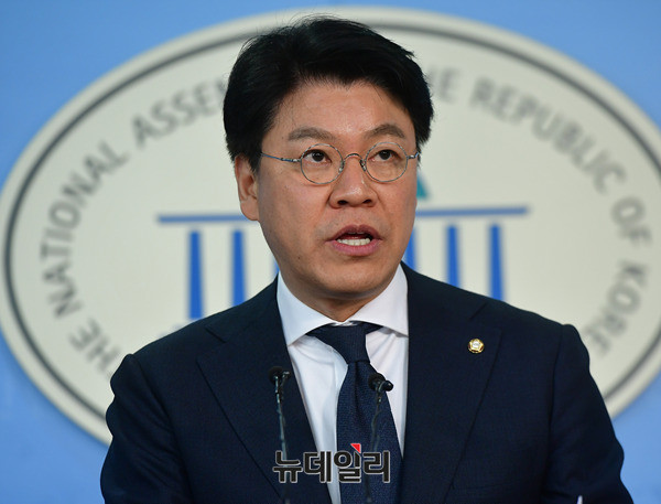 ▲ 자유한국당 장제원 수석대변인. ⓒ뉴데일리 정상윤 기자