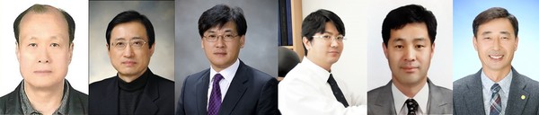 ▲ 사진 왼쪽부터 양차승 상인회장, 장홍영 교수, 이동헌 대표,  이명기 대표, 정진영 교수, 박진홍 수석부회장.ⓒ대전시