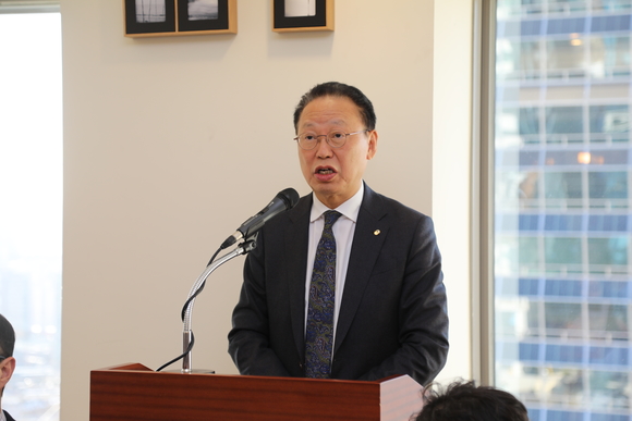 ▲ 최흥식 금융감독원장이 19일 서울 본원에서 개최된 취임 100일 기자간담회에서 발언을 하고 있다. ⓒ금융감독원