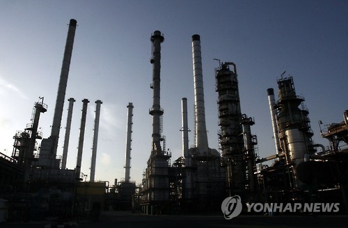 ▲ 자료사진. 이란 테헤란의 정유소 전경. ⓒ연합뉴스