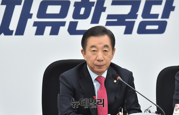 ▲ 자유한국당 김성태 원내대표. ⓒ뉴데일리 이종현 기자