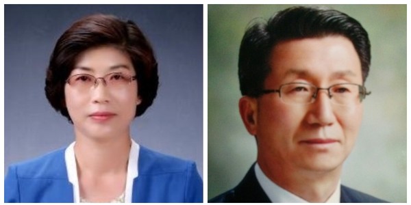 ▲ 충북 청주시 4급 서기관 승진 내정자 김천식 공보관과 박철규 비서실장.ⓒ청주시