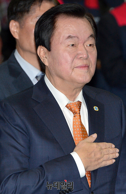 ▲ 김경재 한국자유총연맹 회장. ⓒ뉴데일리 공준표 기자