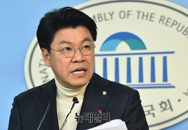 ▲ 장제원 자유한국당 수석대변인. ⓒ뉴데일리 이종현 기자