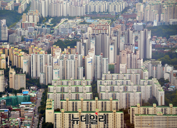 ▲ 자료사진. 서울 강남권 아파트 단지. ⓒ뉴데일리 DB