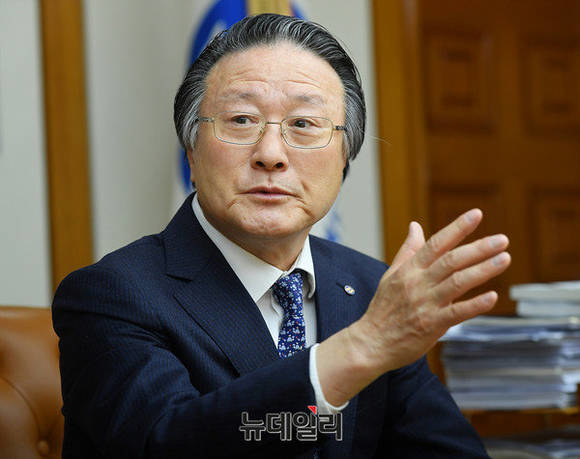 ▲ 김임권 수협회장.ⓒ뉴데일리DB