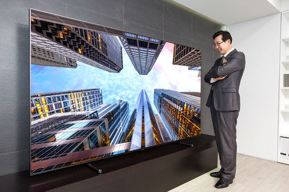 ▲ 88인치 삼성 QLED TV. ⓒ삼성전자