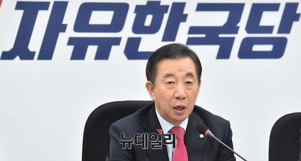 ▲ 자유한국당 김성태 원내대표. ⓒ뉴데일리 DB