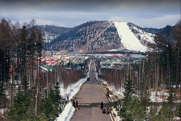 ▲ 북한 삼지연군의 모습. 북한 양강도에 있는 삼지연군은 한반도 최북단 지역 가운데 하나로 백두산과 접해 있다. ⓒ구글 맵-플릭커 공개사진