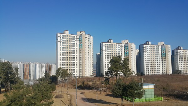 ▲ 충주신도시 내 중앙탑면 일원 공동주택 .ⓒ충주시