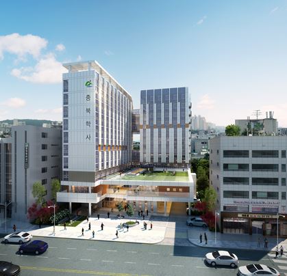 ▲ 서울 중랑구 제2충북학사 조감도.ⓒ충북개발공사