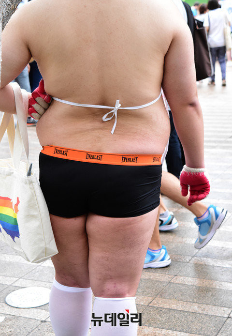 ▲ 2016 퀴어축제 현장. ⓒ뉴데일리 정상윤 기자