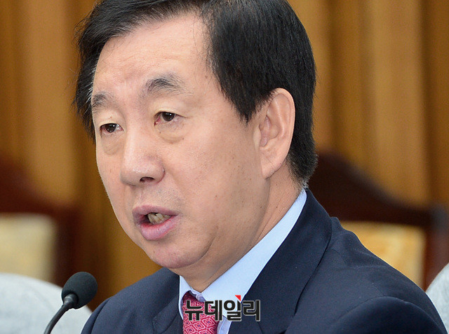 ▲ 자유한국당 김성태 원내대표. ⓒ뉴데일리 공준표 기자
