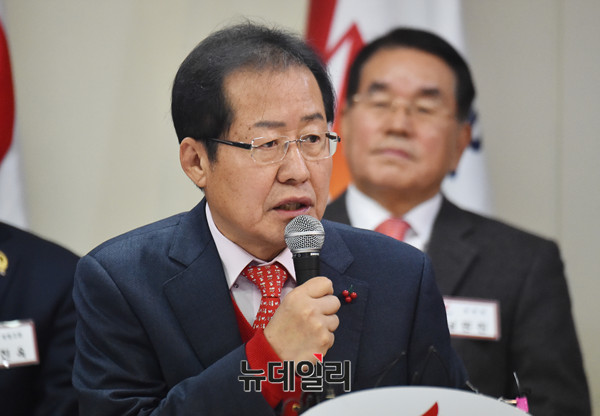 ▲ ▲ 자유한국당 홍준표 대표. ⓒ뉴데일리 DB