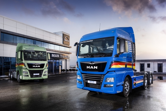 ▲ 만트럭버스코리아는 MAN TGX 국내 출시 10주년을 기념해 스페셜 에디션 2종을 선보인다고 10일 밝혔다.ⓒ만트럭버스코리아