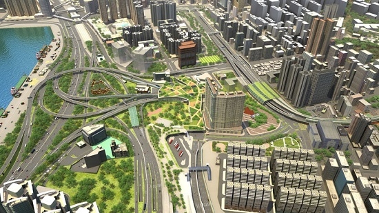 ▲ SK건설이 홍콩에서 수주한 도로프로젝트 조감도. ⓒSK건설