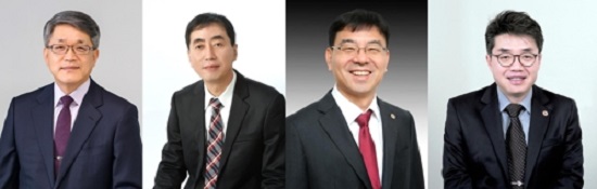 ▲ 사진 왼쪽부터 기호순으로 박준훈·홍용희·권일·임동욱 교수.ⓒ한국교통대
