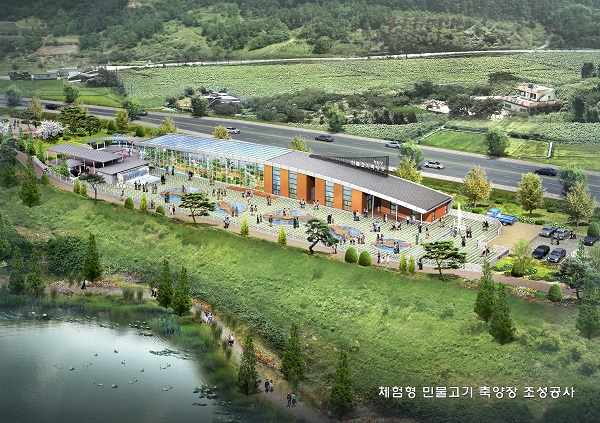 ▲ 민물고기 축양장 조감도.ⓒ단양군