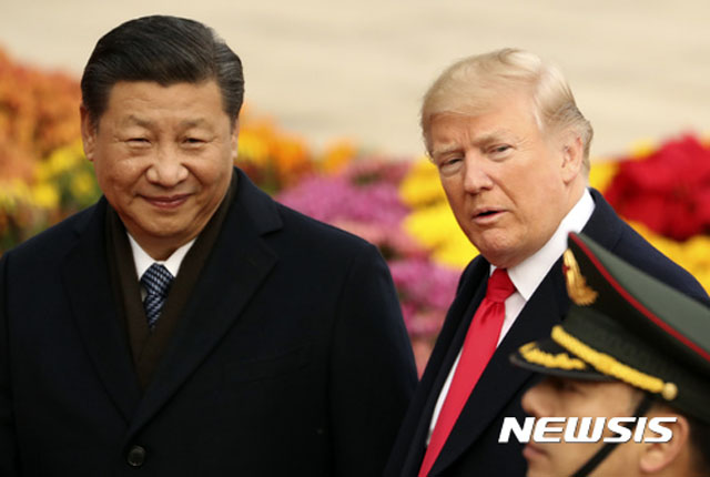 ▲ 트럼프 美대통령과 시진핑 中국가주석이 전화 통화를 갖고 