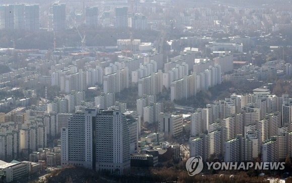 ▲ 자료사진. 서울 강남권 일대 아파트 단지. ⓒ연합뉴스