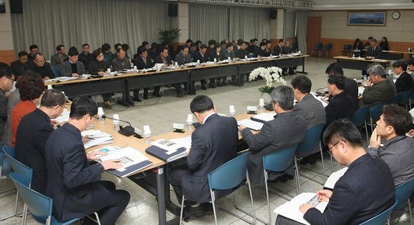 ▲ 충북 청주시가 18일 내년도 국비 발굴을 위한 보고회를 가졌다.ⓒ청주시