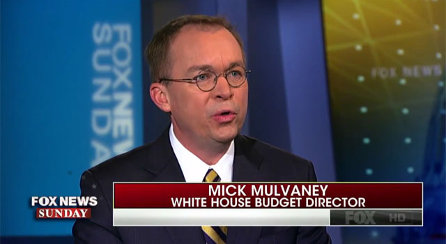 ▲ 지난 21일(현지시간) 美폭스뉴스 선데이에 출연한 닉 멀베이니 백악관 예산국장은 연방정부 셧다운 사택 3주 이상 갈 수도 있다고 우려했다. ⓒ美폭스뉴스 선데이 해당보도 화면캡쳐.