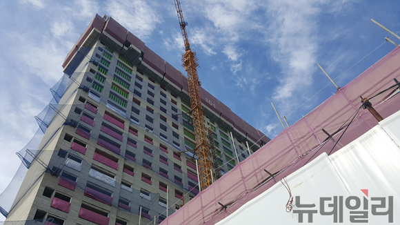 ▲ 아파트 건설 현장. ⓒ성재용 기자