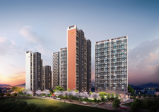 ▲ ‘e편한세상 남산’ 투시도.ⓒ삼호